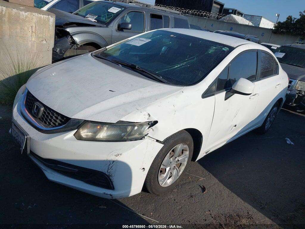 19XFB2F5XDE258381 2013 HONDA CIVIC photo no. 2