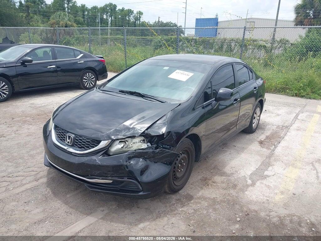 19XFB2F53DE277581 2013 HONDA CIVIC photo no. 2