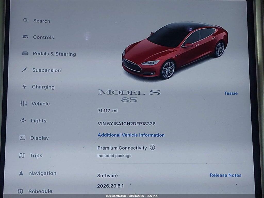 5YJSA1CN2DFP18336 2013 TESLA MODEL S photo no. 7
