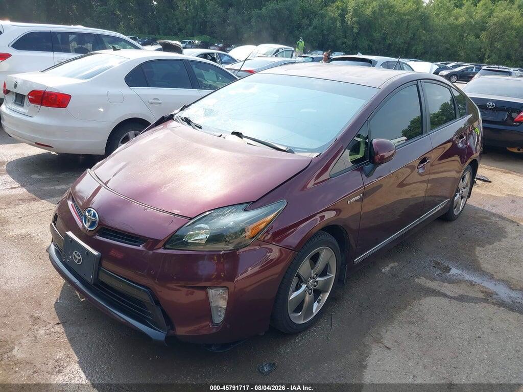 JTDKN3DU4D5601378 2013 TOYOTA PRIUS photo no. 2
