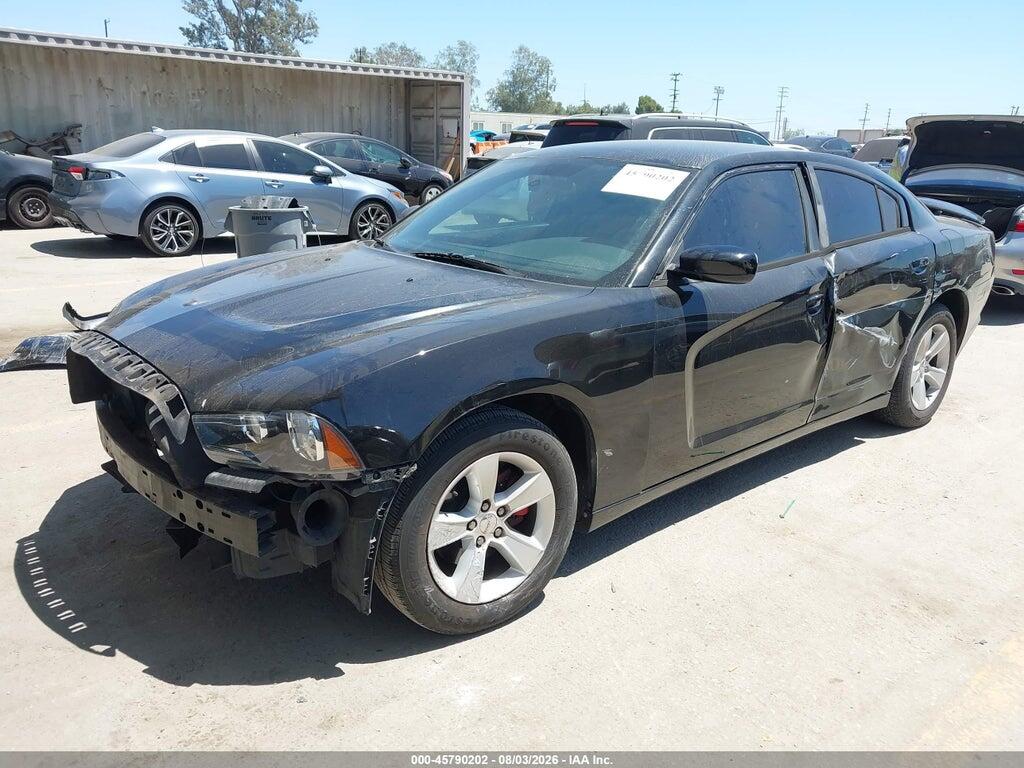 2C3CDXBG1DH502011 2013 DODGE CHARGER photo no. 2