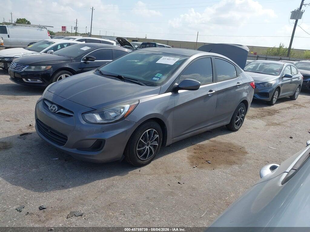 KMHCT4AE1DU535807 2013 HYUNDAI ACCENT photo no. 2