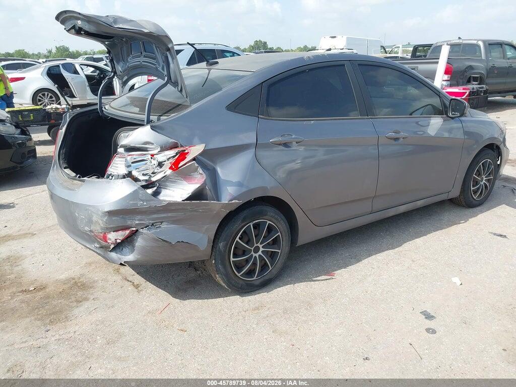 KMHCT4AE1DU535807 2013 HYUNDAI ACCENT photo no. 4