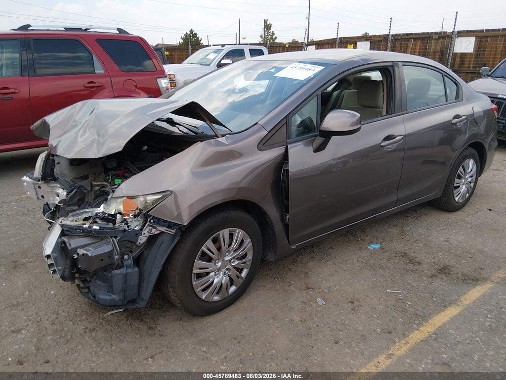 19XFB2F53DE011672 2013 HONDA CIVIC photo no. 2