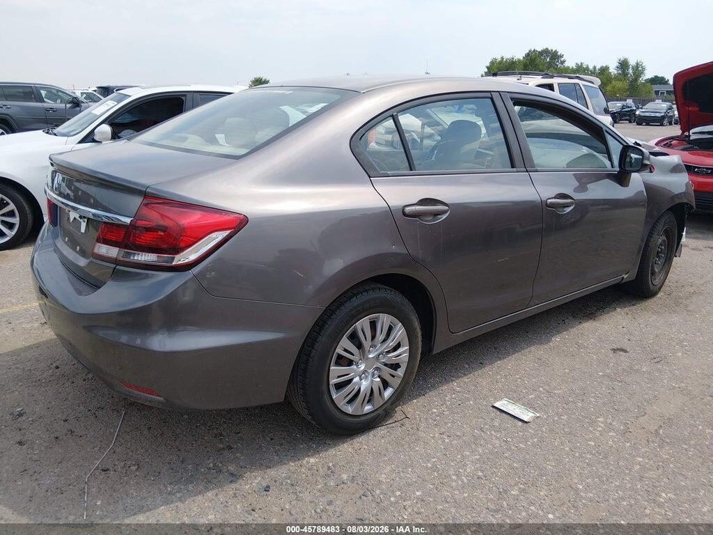 19XFB2F53DE011672 2013 HONDA CIVIC photo no. 4