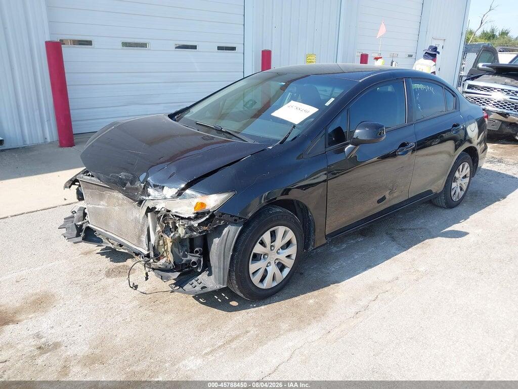 2HGFB2F57DH591529 2013 HONDA CIVIC photo no. 2