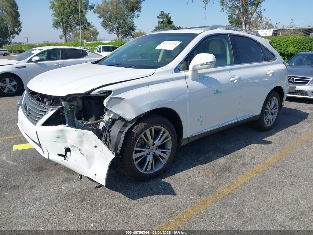 2T2ZK1BA5DC110983 2013 LEXUS RX 350 photo no. 2