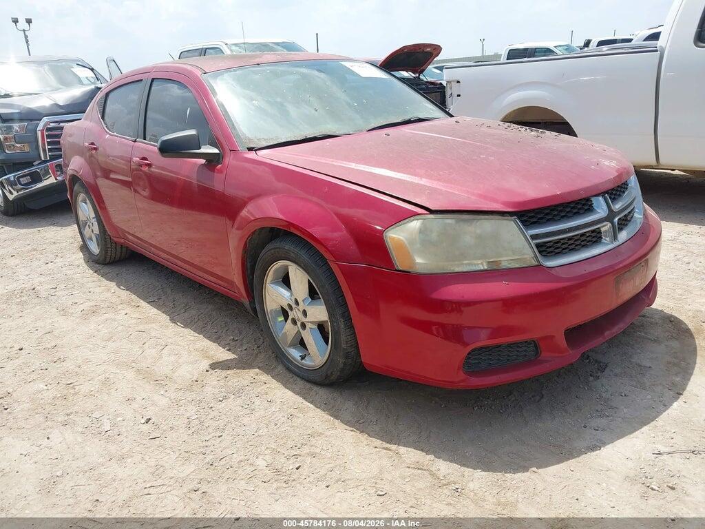 1C3CDZABBDN565423 2013 DODGE AVENGER photo no. 1