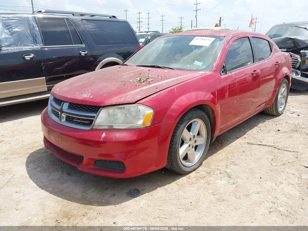 1C3CDZABBDN565423 2013 DODGE AVENGER photo no. 2