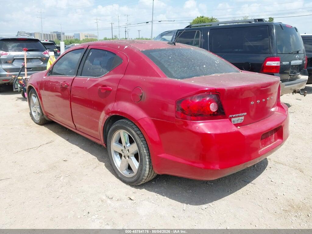 1C3CDZABBDN565423 2013 DODGE AVENGER photo no. 3