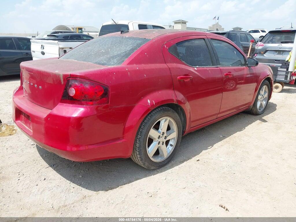 1C3CDZABBDN565423 2013 DODGE AVENGER photo no. 4