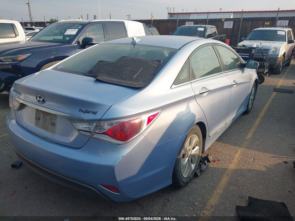 KMHEC4A47DA075487 2013 HYUNDAI SONATA HYBRID photo no. 4