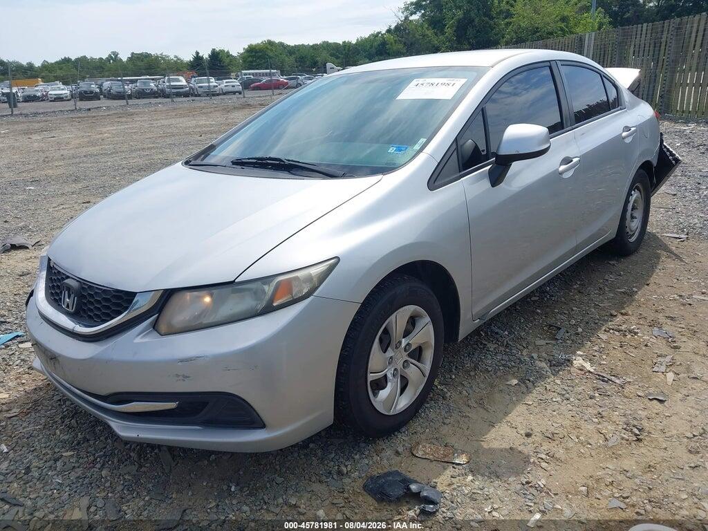 2HGFB2F54DH572758 2013 HONDA CIVIC photo no. 2