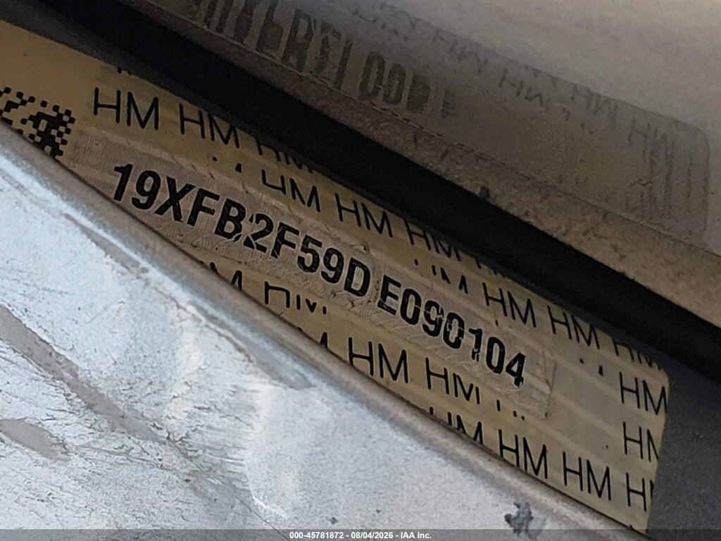 19XFB2F59DE090104 2013 HONDA CIVIC photo no. 9