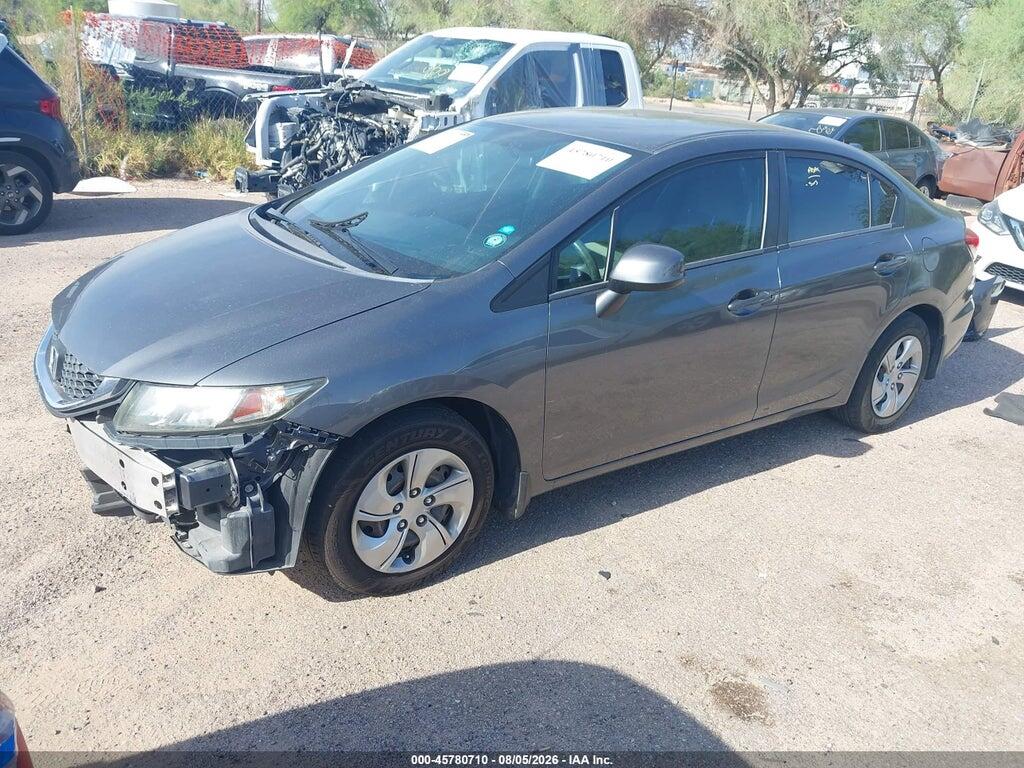 19XFB2F59DE085047 2013 HONDA CIVIC photo no. 2