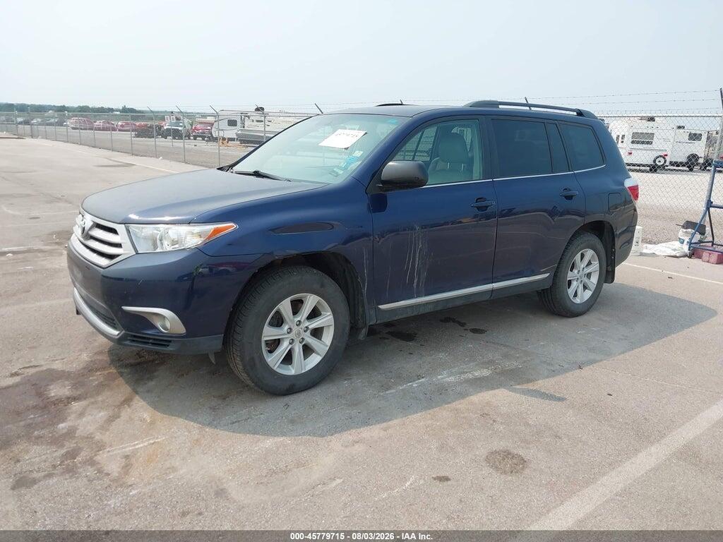 5TDBK3EH2DS219290 2013 TOYOTA HIGHLANDER photo no. 2