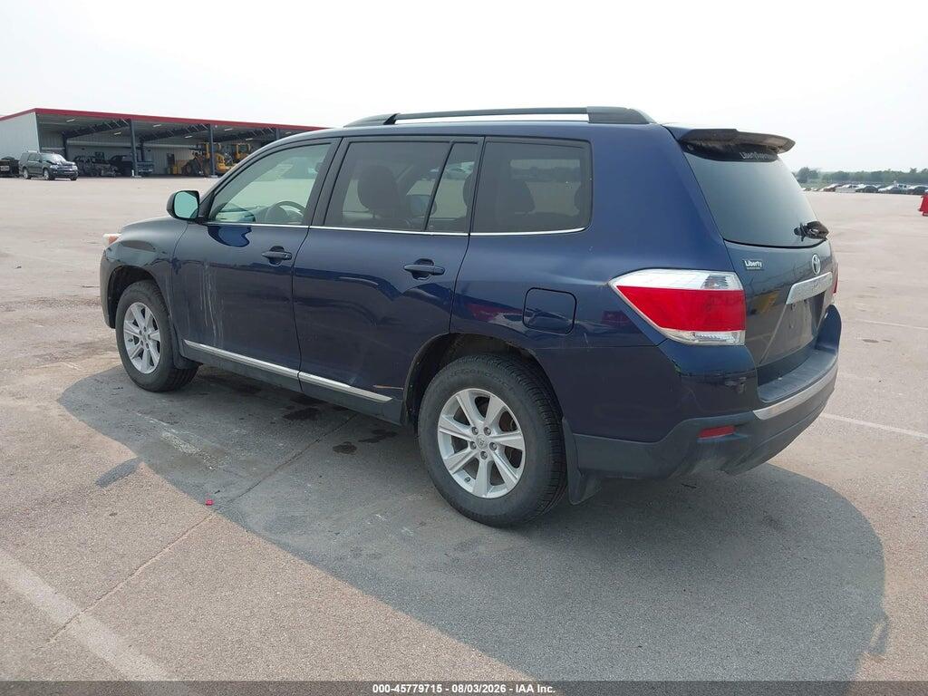 5TDBK3EH2DS219290 2013 TOYOTA HIGHLANDER photo no. 3