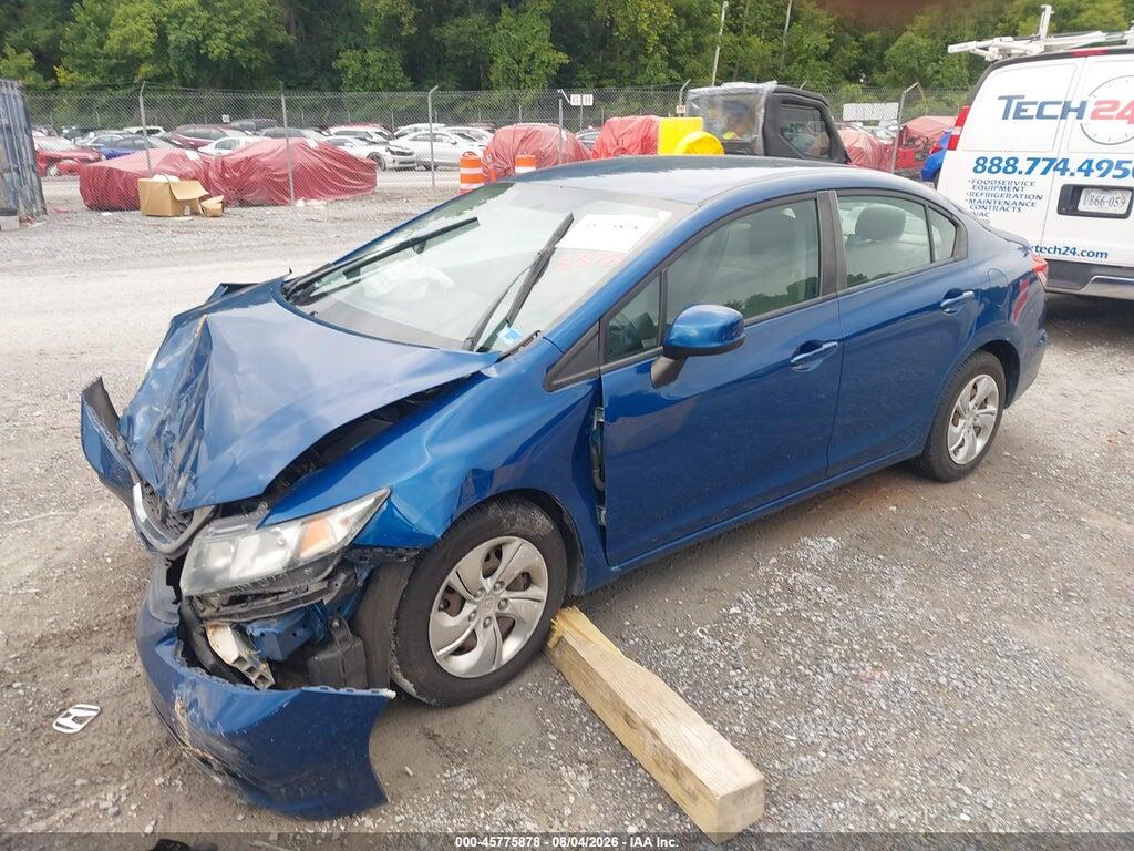 2HGFB2F52DH593477 2013 HONDA CIVIC photo no. 2