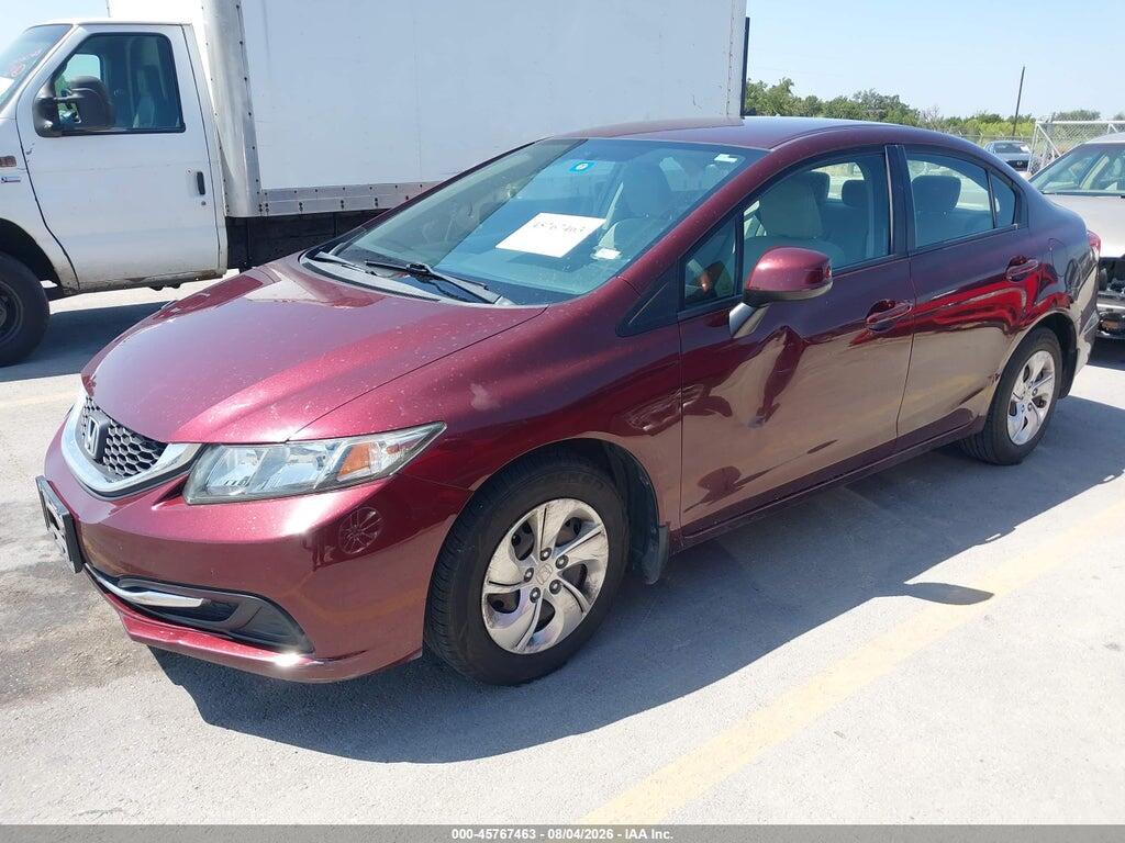 19XFB2F51DE062832 2013 HONDA CIVIC photo no. 2