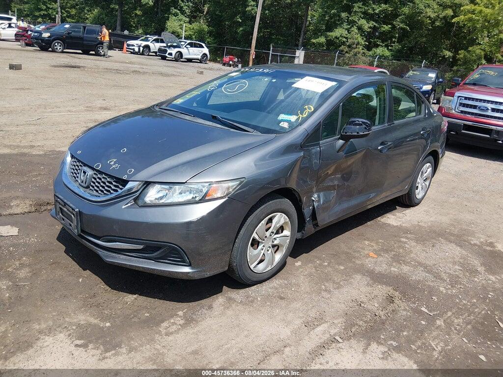 19XFB2F54DE070858 2013 HONDA CIVIC photo no. 2