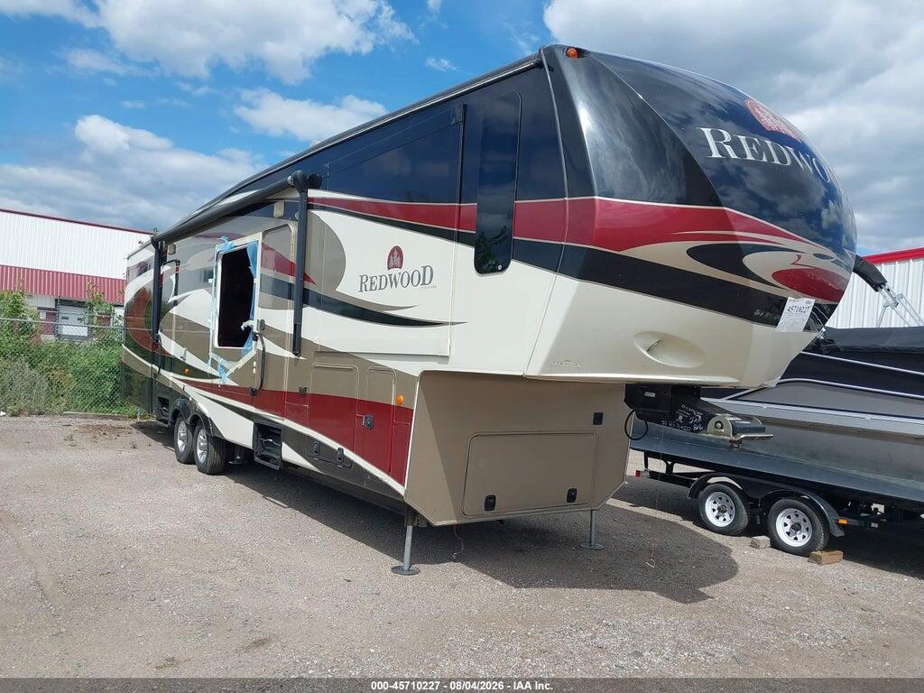4V0FC3620DR003192 2013 REDWOOD 36FL 5TH WHL TRAVEL TRAILER photo no. 1