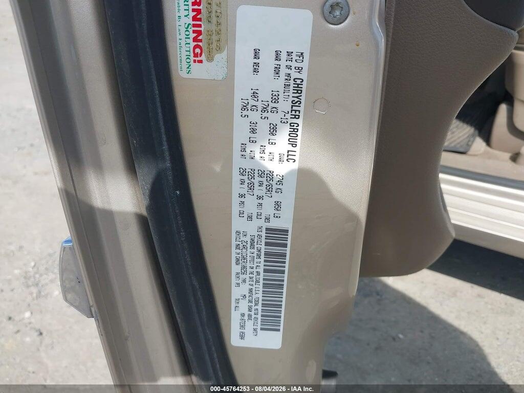 2C4RC1CG0ER108256 2014 CHRYSLER TOWN & COUNTRY photo no. 9