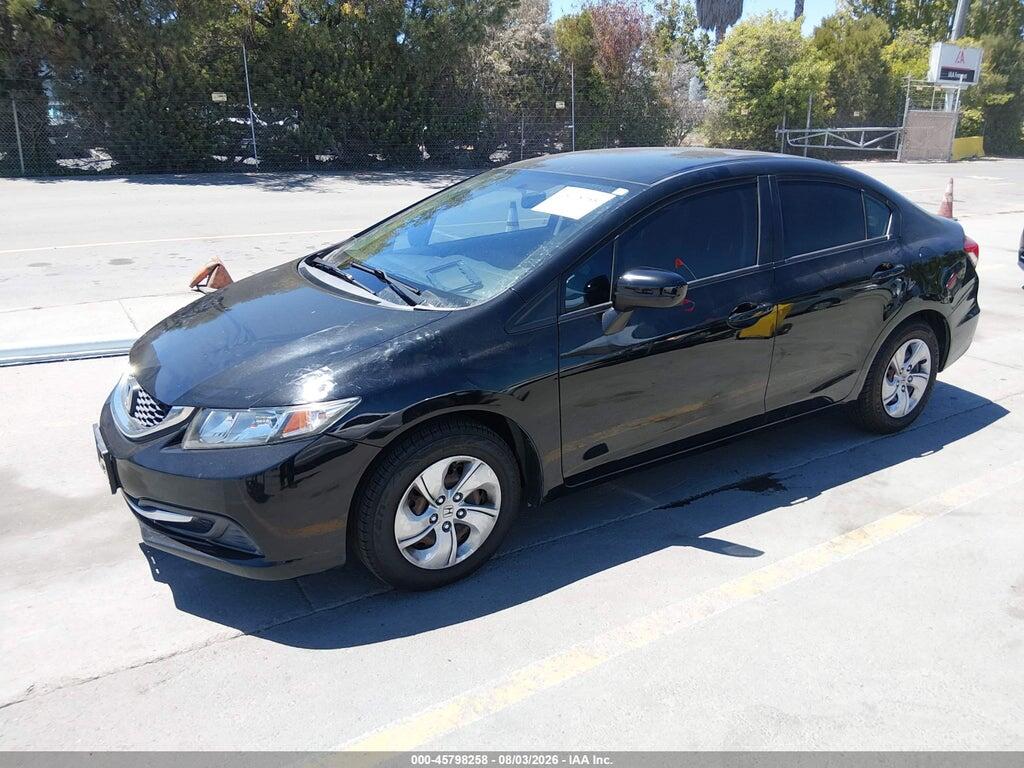 19XFB2F55EE205346 2014 HONDA CIVIC photo no. 2
