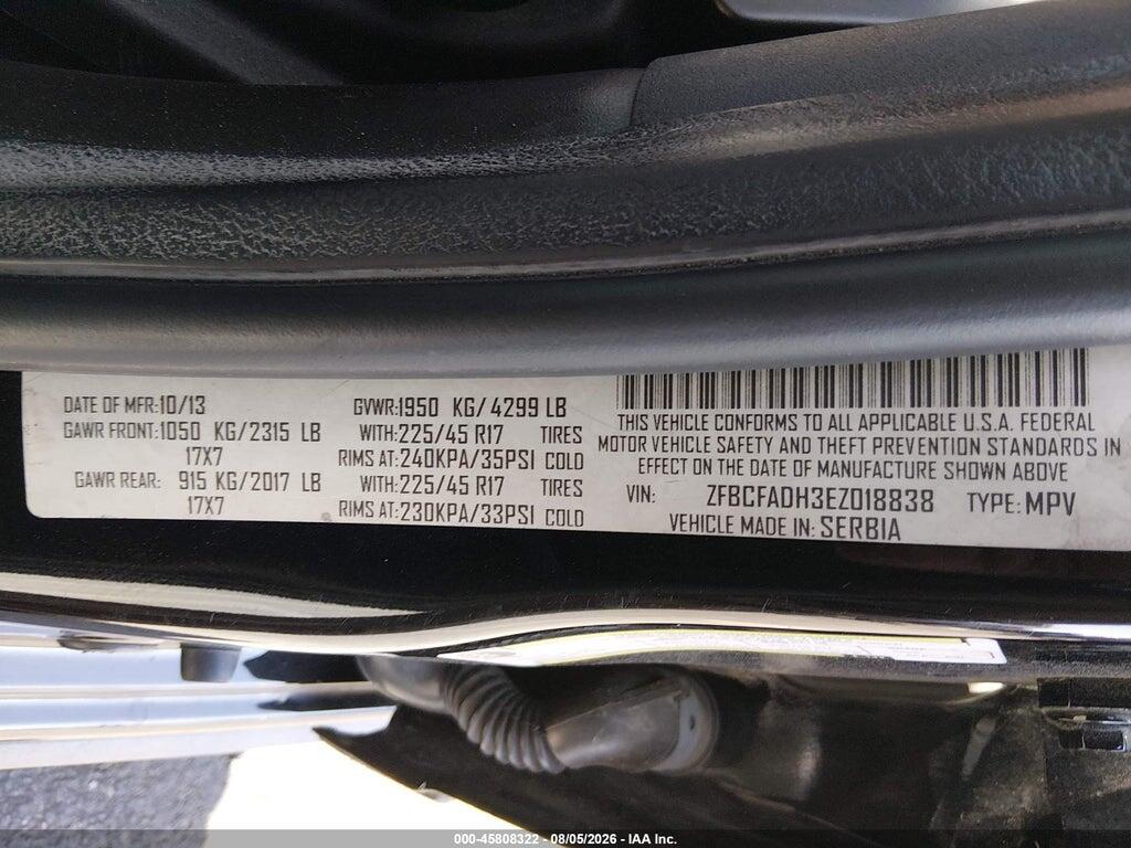 ZFBCFADH3EZ018838 2014 FIAT 500L photo no. 9
