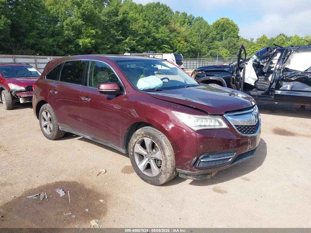 5FRYD3H20EB014664 2014 ACURA MDX photo no. 1