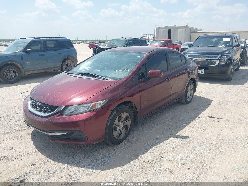 19XFB2F58EE264245 2014 HONDA CIVIC photo no. 2