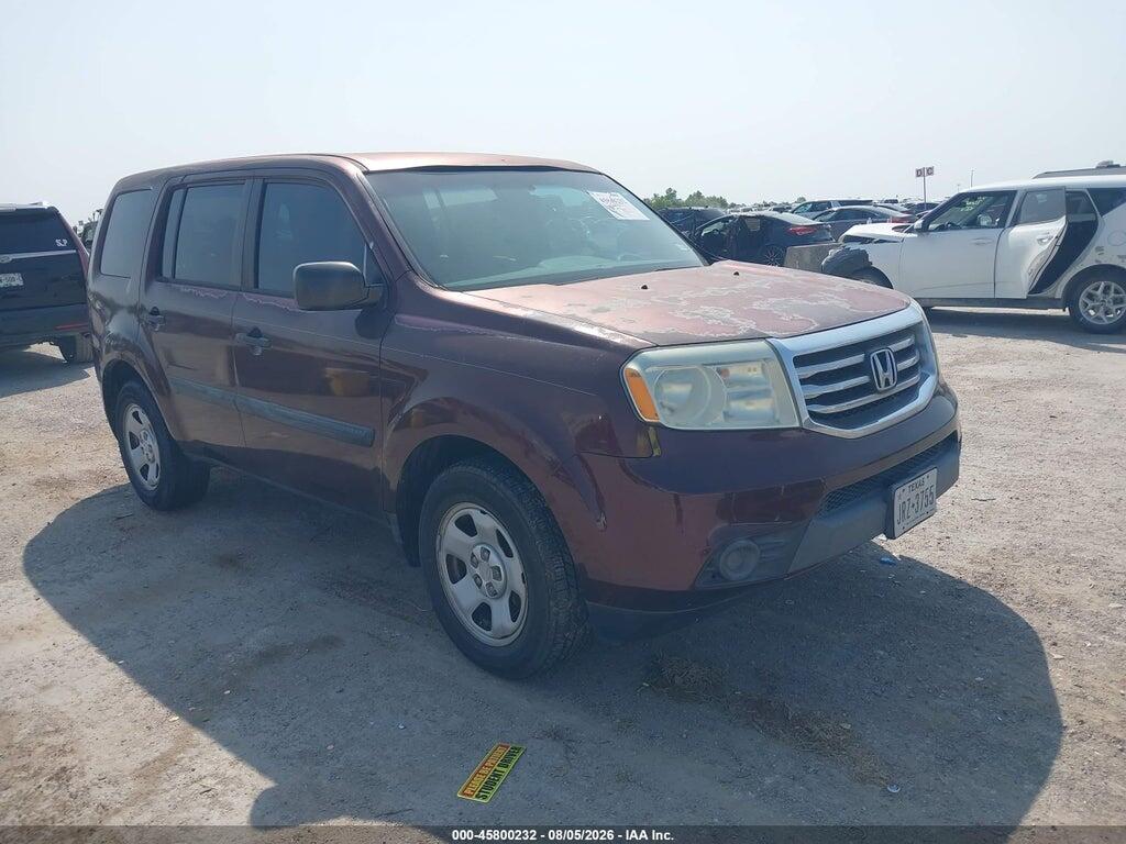 5FNYF3H20EB001019 2014 HONDA PILOT photo no. 1