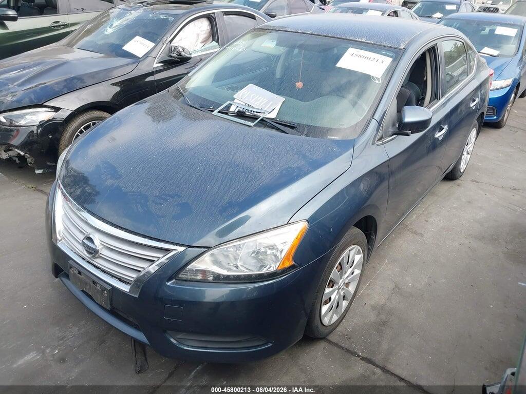 3N1AB7AP2EL694738 2014 NISSAN SENTRA photo no. 2