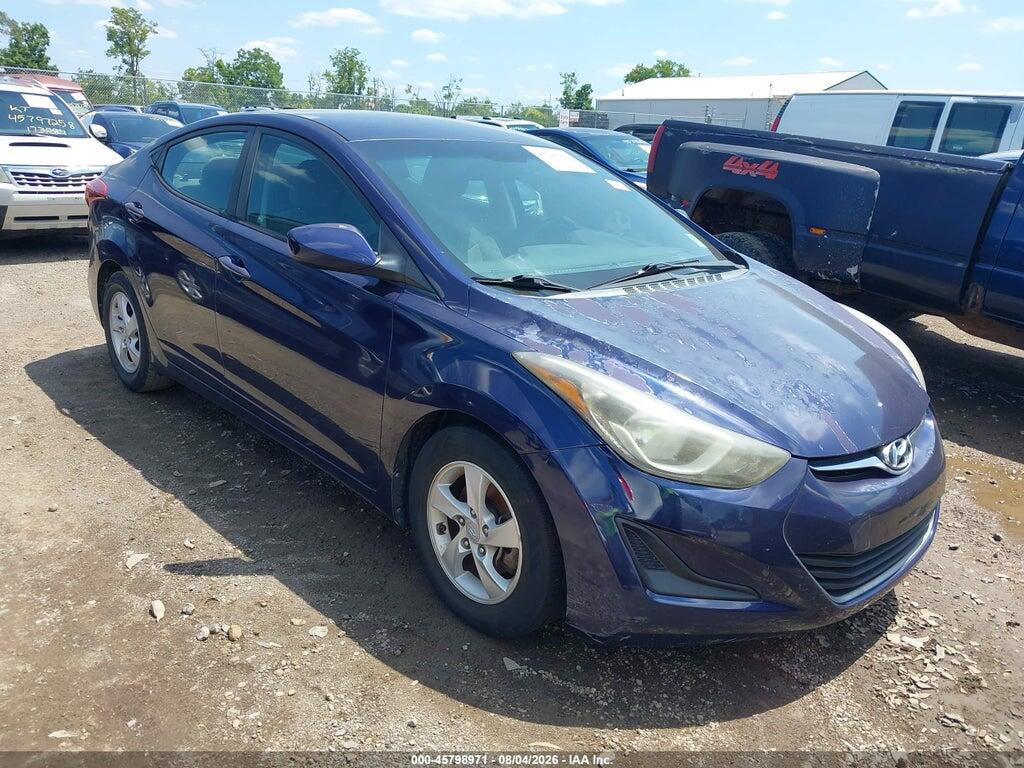 5NPDH4AEXEH481929 2014 HYUNDAI ELANTRA photo no. 1