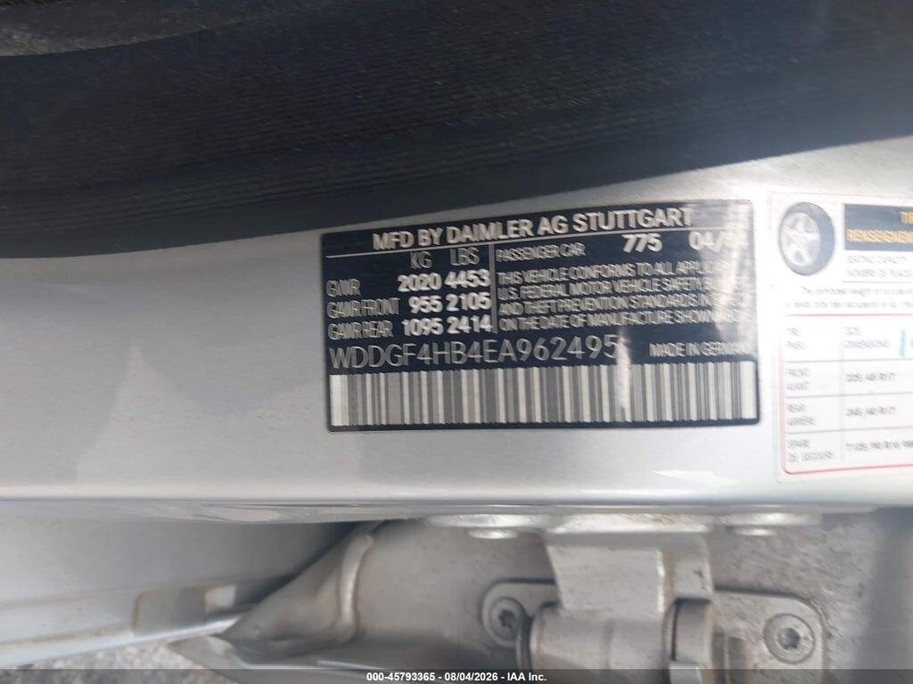 WDDGF4HB4EA962495 2014 MERCEDES-BENZ C 250 photo no. 9