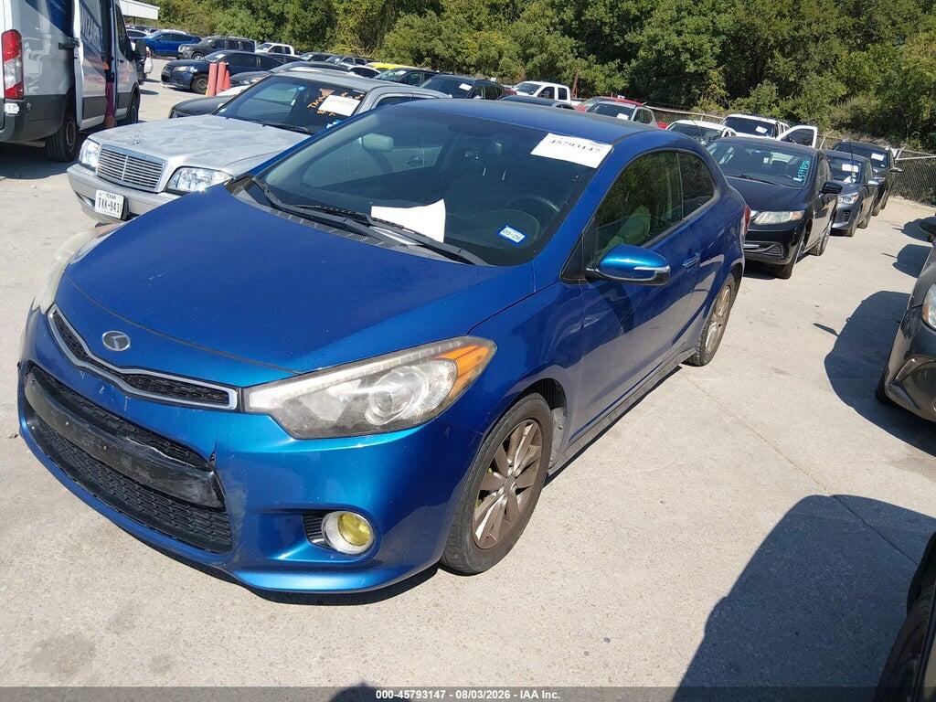 KNAFX6A86E5230436 2014 KIA FORTE KOUP photo no. 2