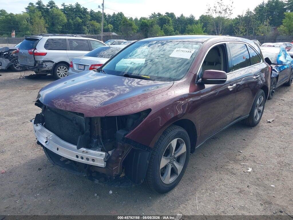 5FRYD4H22EB045260 2014 ACURA MDX photo no. 2