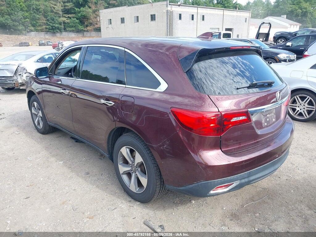 5FRYD4H22EB045260 2014 ACURA MDX photo no. 3