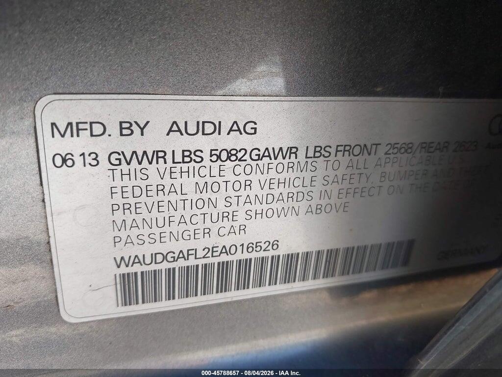 WAUDGAFL2EA016526 2014 AUDI S4 photo no. 9