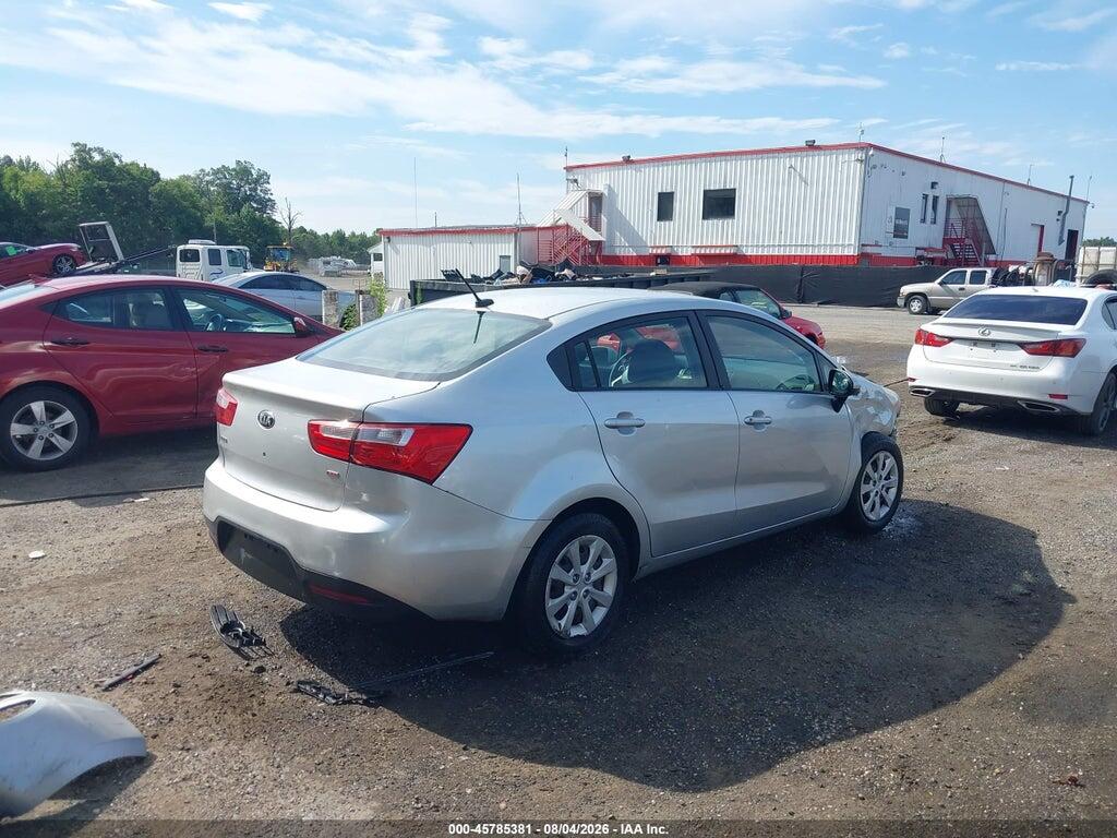 KNADM4A31E6414508 2014 KIA RIO photo no. 4