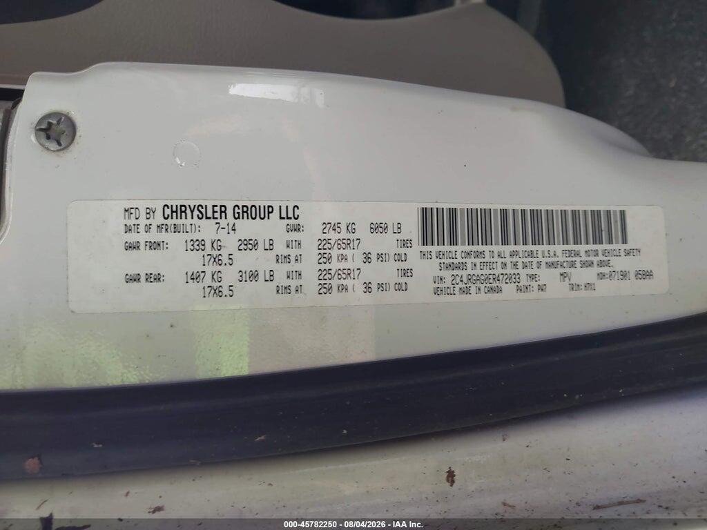 2C4JRGAG0ER472033 2014 RAM CARGO photo no. 9