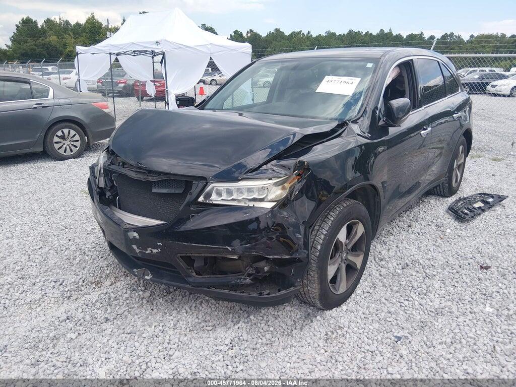 5FRYD3H27EB001331 2014 ACURA MDX photo no. 2