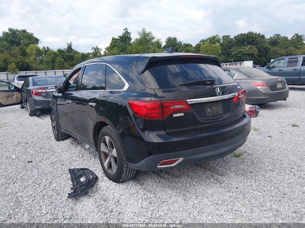 5FRYD3H27EB001331 2014 ACURA MDX photo no. 3