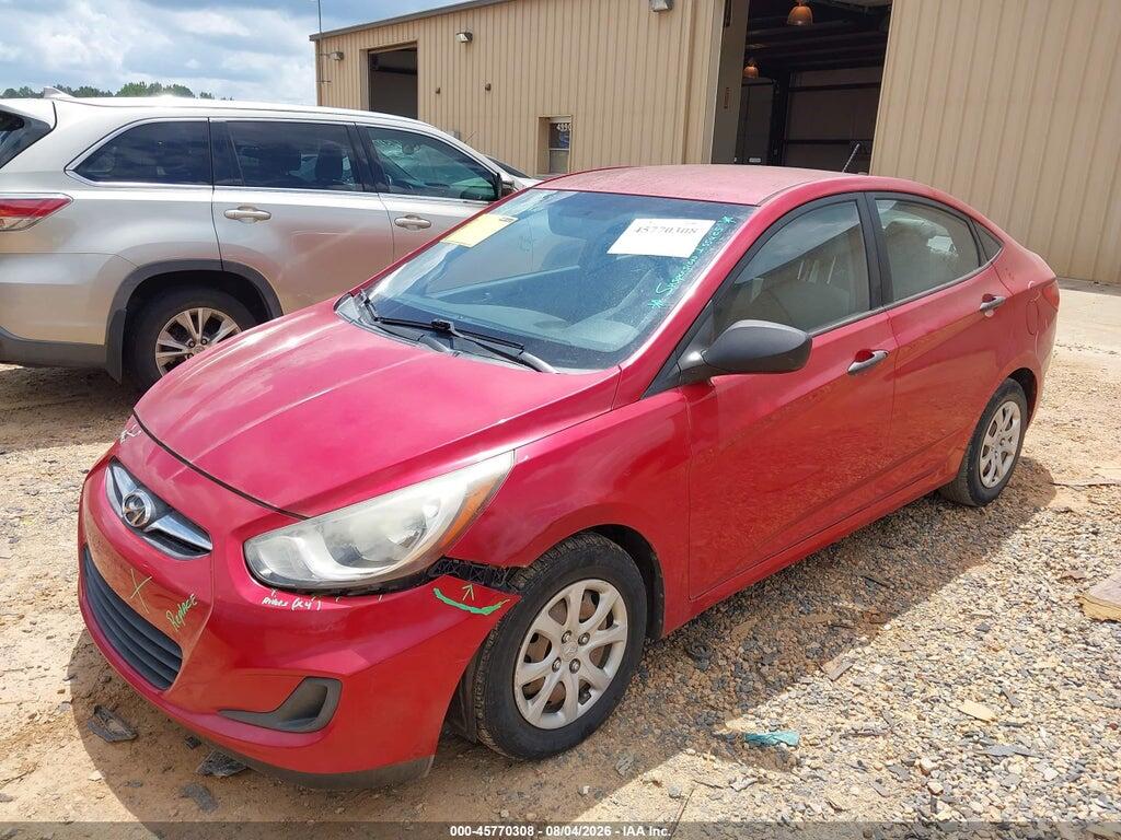KMHCT4AE3EU655559 2014 HYUNDAI ACCENT photo no. 2