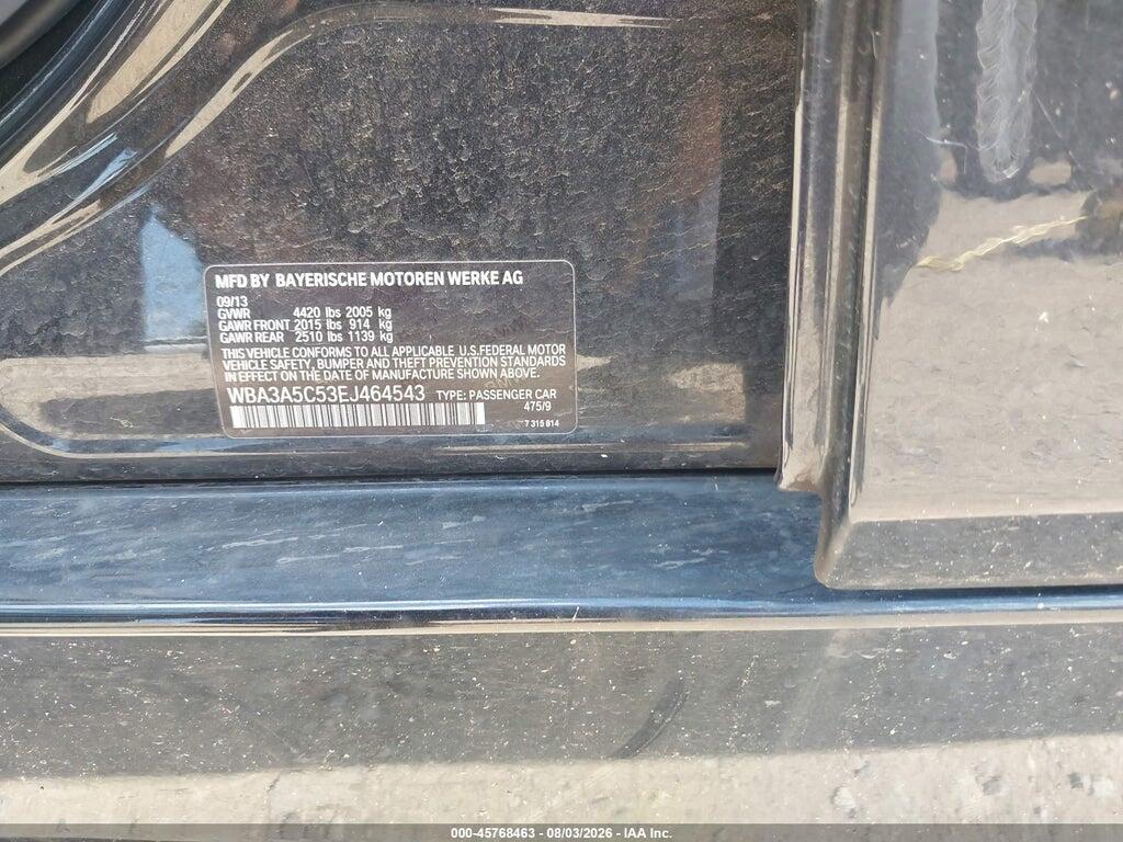 WBA3A5C53EJ464543 2014 BMW 328I photo no. 9