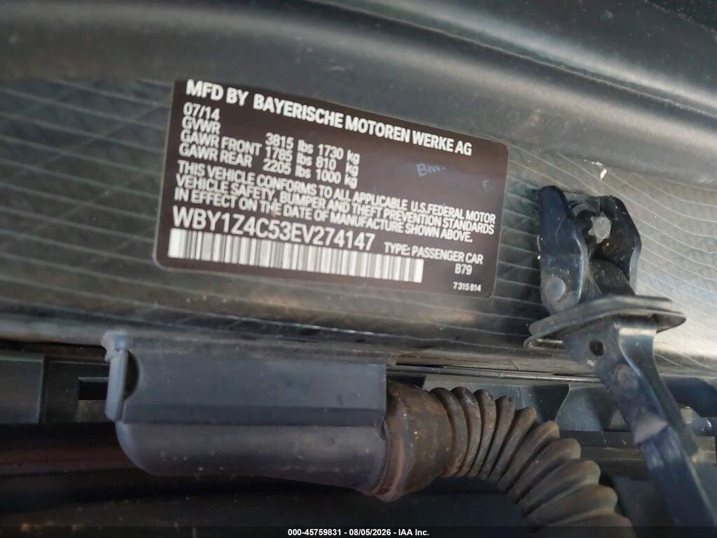WBY1Z4C53EV274147 2014 BMW I3 photo no. 9