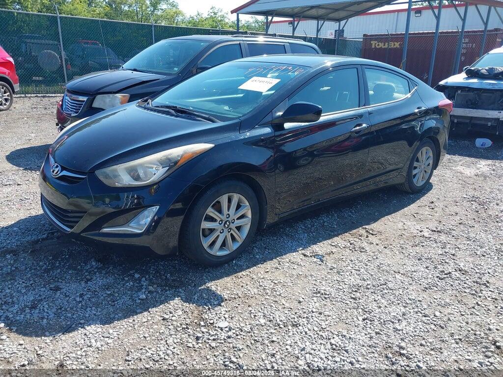 KMHDH4AEXEU189117 2014 HYUNDAI ELANTRA photo no. 2