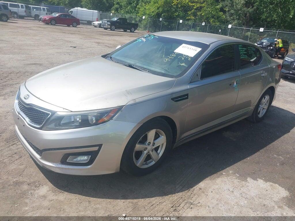 KNAGM4A77E5480454 2014 KIA OPTIMA photo no. 2