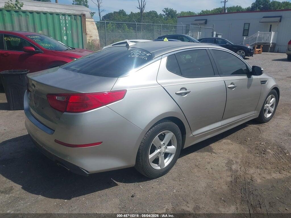 KNAGM4A77E5480454 2014 KIA OPTIMA photo no. 4