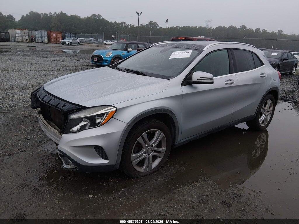 WDCTG4EB4FJ180476 2015 MERCEDES-BENZ GLA 250 photo no. 2