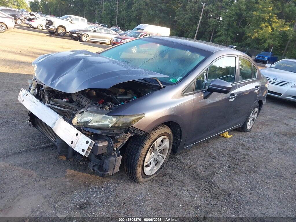 19XFB2F56FE253357 2015 HONDA CIVIC photo no. 2